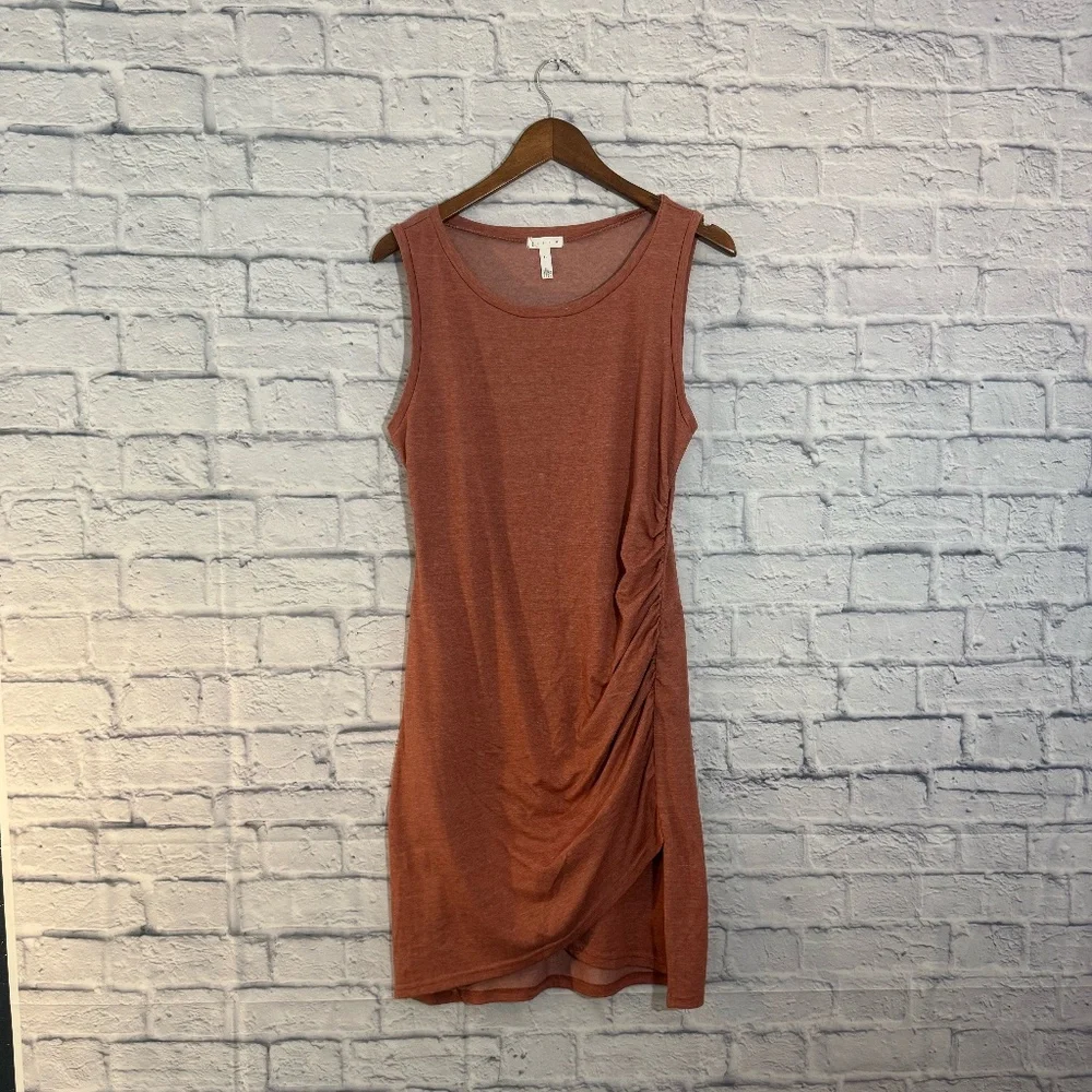Leith Ruched Tank Dress - Picture 1 of 3